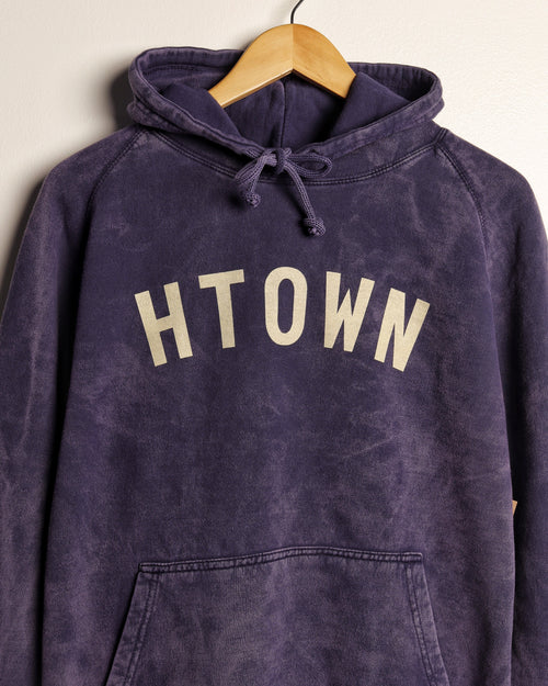 The HTOWN Vintage-wash Hoodie (Purple)