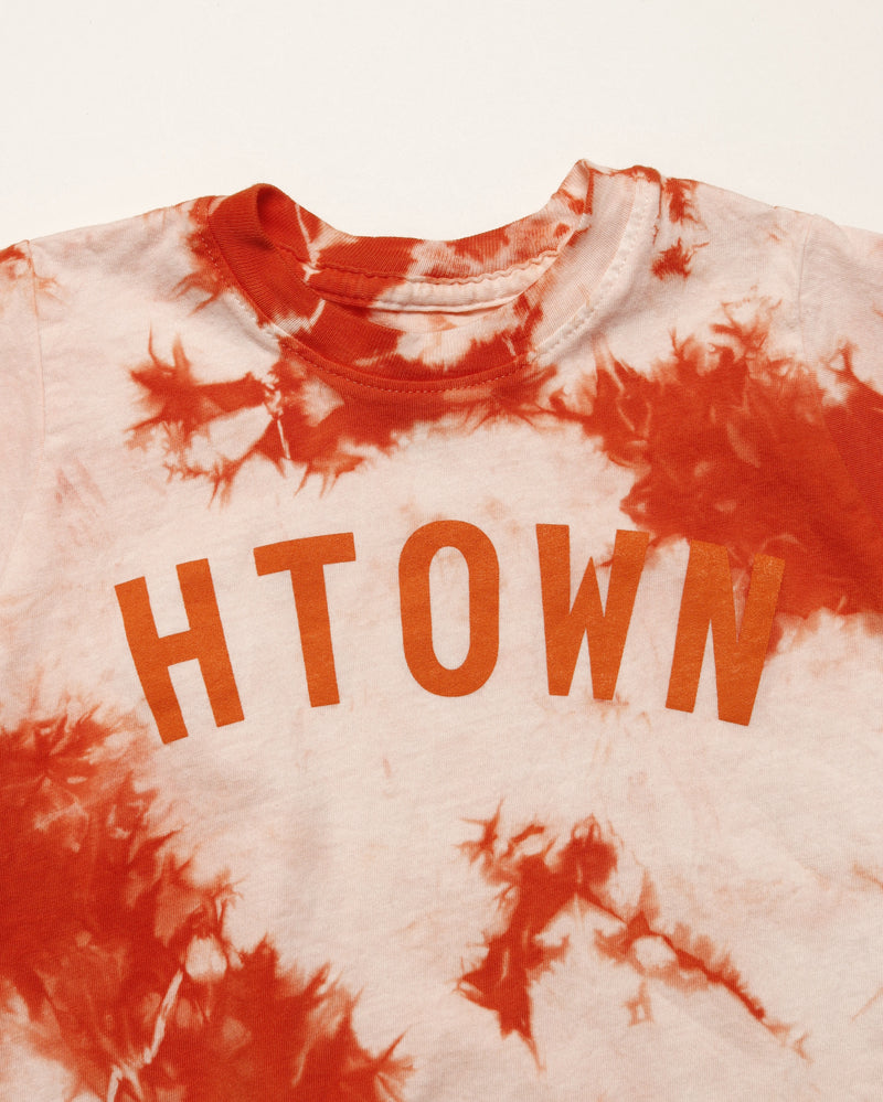 HTOWN Toddler Tee (Orange Tie-Dye)