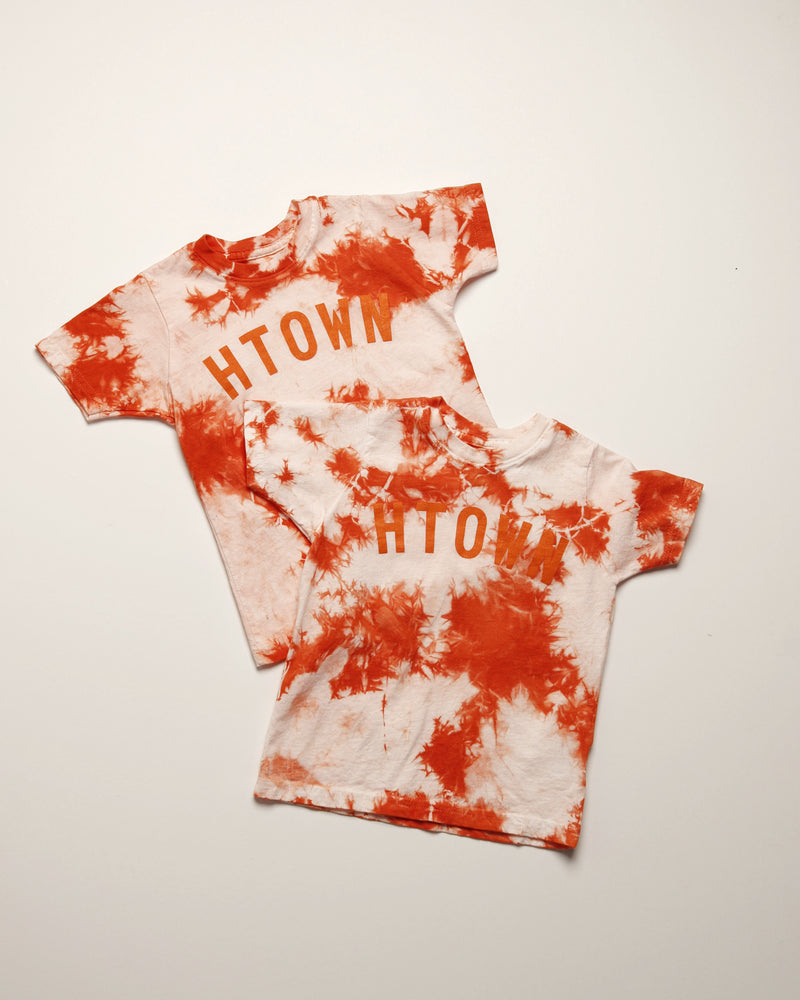 HTOWN Toddler Tee (Orange Tie-Dye)