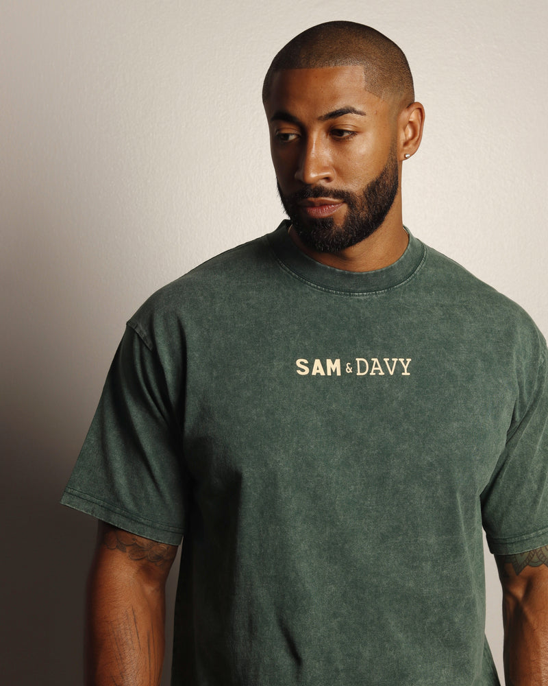 The HTOWN Drop-Shoulder Tee (Green)