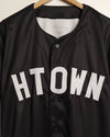 The HTOWN Baseball Jersey (Black/White)
