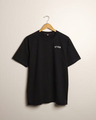 【関税込み】Solid Homme ホワイト 刺繍 Tシャツ HTOWN Embroidered Signature Tee (Black/White) – Sam & Davy