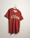 The HTOWN Baseball Jersey (Faded Brick/Tan)