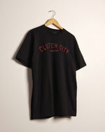 The Clutch City Standard Tee (Black/Red)