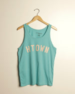 HTOWN Tank (Mint/Faded Pink)