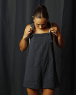 Houston is Everything Cotton Romper (Navy Blue)