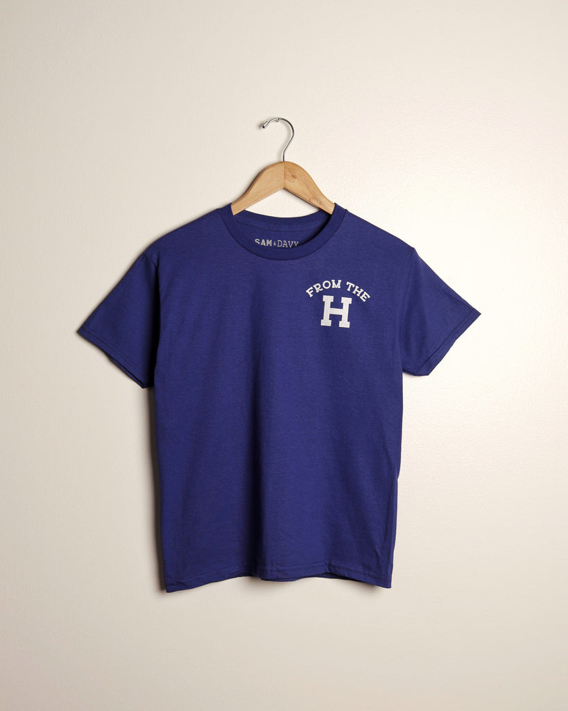 From the H Youth Tee (Cobalt Blue)