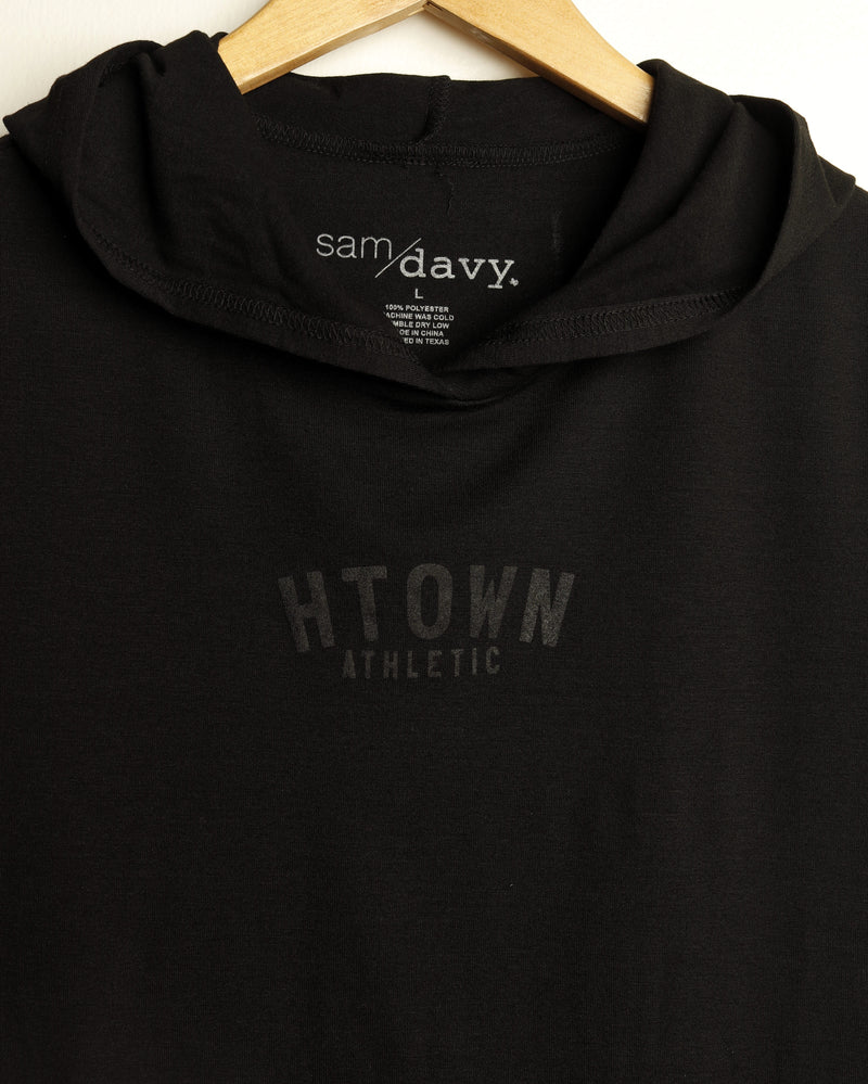 HTOWN Athletic Youth Hooded Tee (Black)