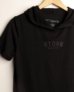 HTOWN Athletic Youth Hooded Tee (Black)