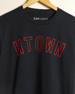 HTOWN Outline Tee (Navy/Red)