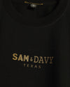 Sam & Davy Signature Tee (Black/Gold)