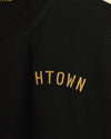 HTOWN Embroidered Signature Tee (Black/Gold)