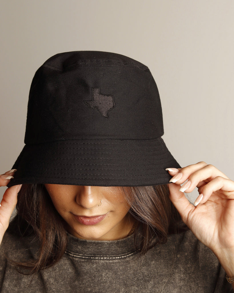The Official Texas Bucket Hat (Black/Black)