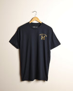 From the H Lightweight Tee (Navy/Gold)