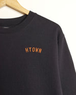 The HTOWN Embroidered Crewneck (Navy/Orange)