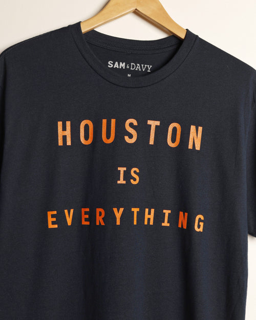The Houston is Everything Tee (Unisex Navy/Orange)