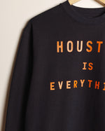 The Houston is Everything Crewneck (Unisex Navy/Orange)