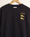 The HTOWN Pennants Embroidered Crewneck (Navy/Gold)