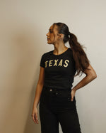 Texas Tee (Women's Black/Khaki)