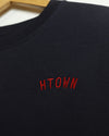 The HTOWN Embroidered Crewneck (Navy/Red)