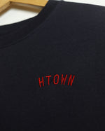The HTOWN Embroidered Crewneck (Navy/Red)