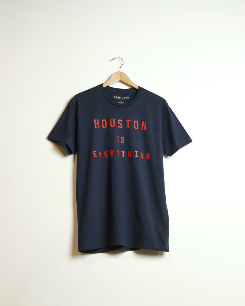 The Houston is Everything Tee (Navy/Red)