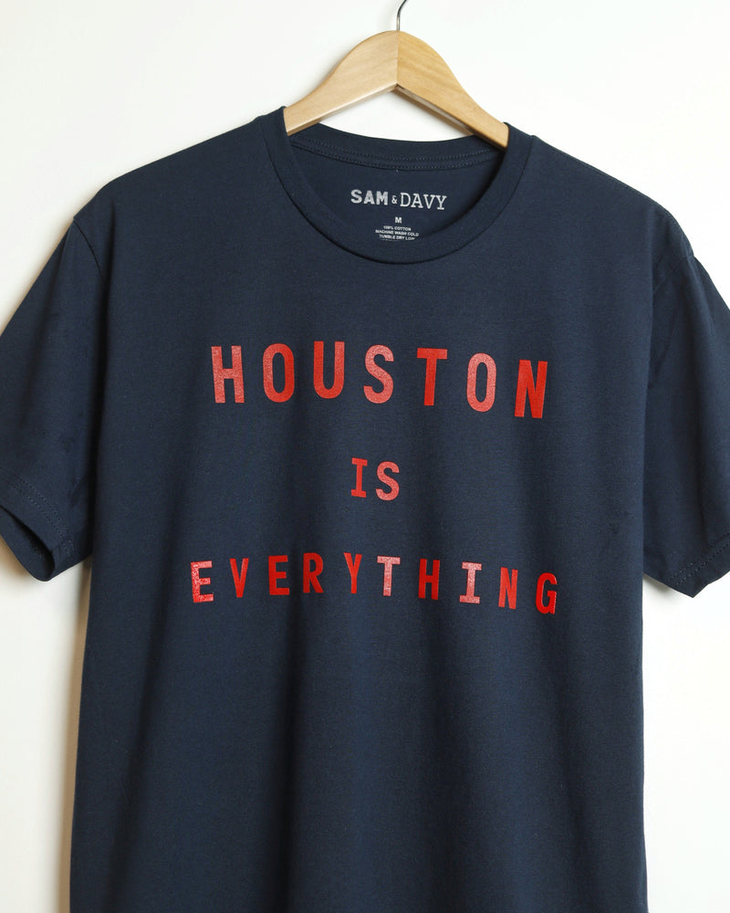 The Houston is Everything Tee (Navy/Red)