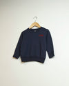 The HTOWN Embroidered Toddler Crewneck (Navy/Red)
