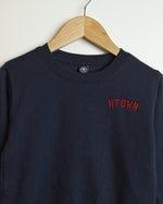 The HTOWN Embroidered Toddler Crewneck (Navy/Red)