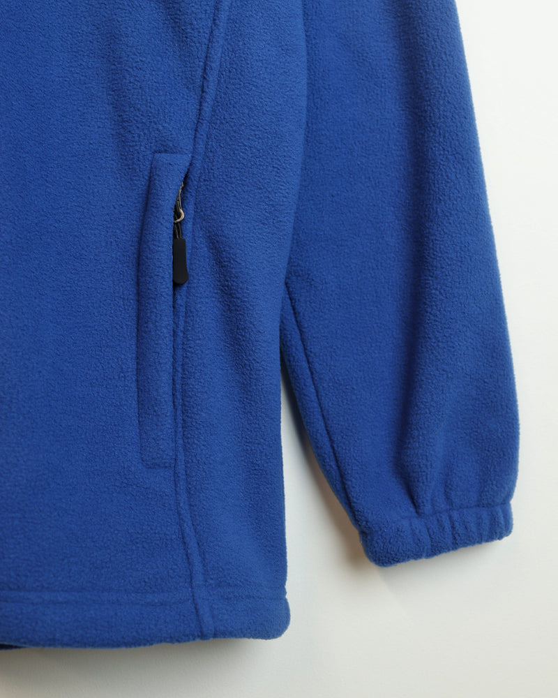 The Texas Embroidered Fleece Jacket (Unisex Royal Blue) – Sam & Davy