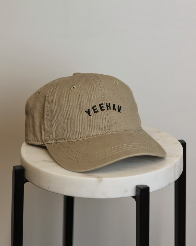 The Yeehaw Hat (Khaki/Black)