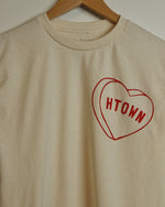 Youth HTOWN Candy Heart Tee (Cream/Red)