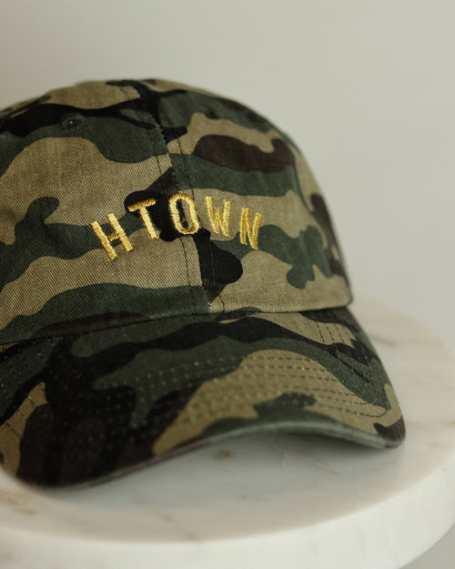 The HTOWN Camo Hat (Camo/Gold)