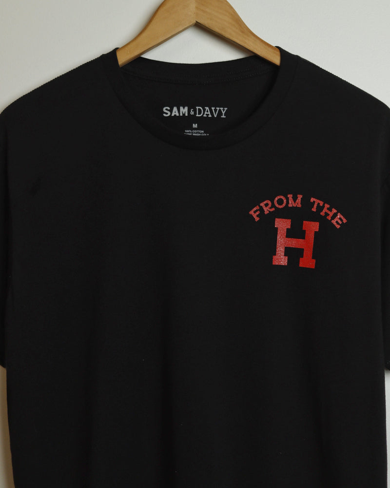 From the H Lightweight Tee (Black/Red)