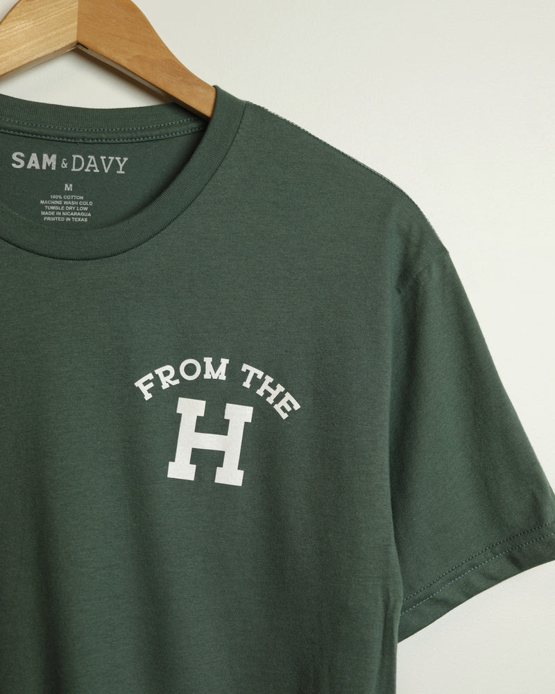 From the H Lightweight Tee (Antique Green)