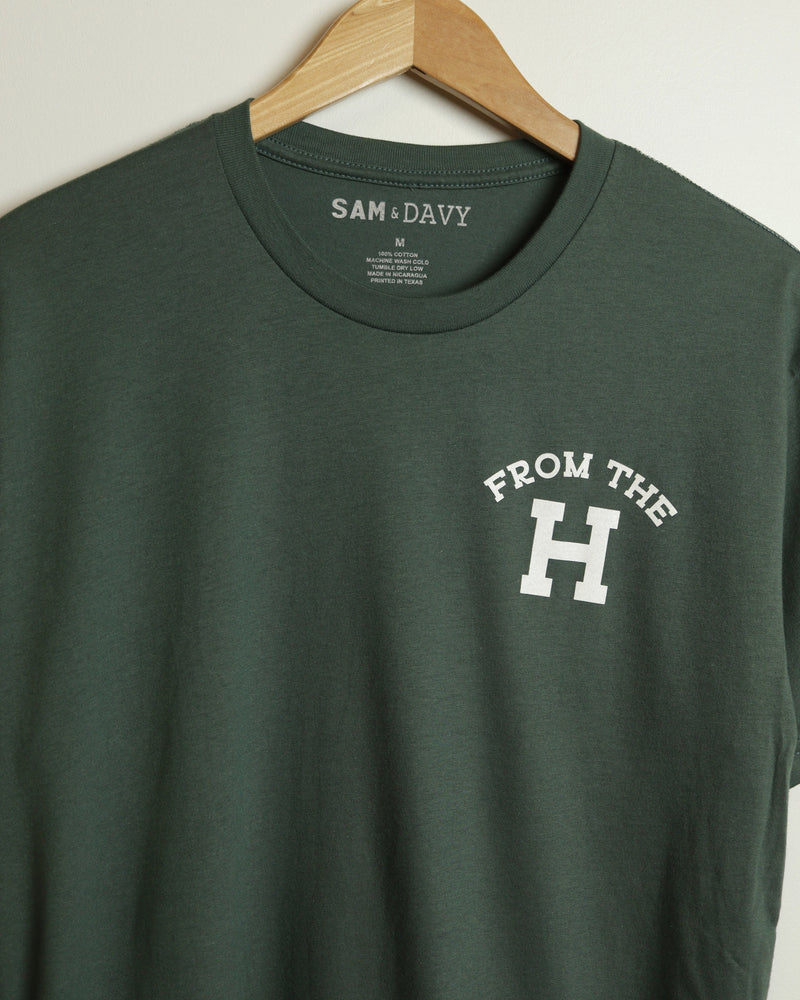 From the H Lightweight Tee (Antique Green)