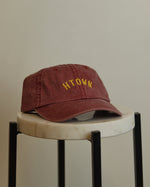 The HTOWN Hat (Faded Maroon/Yellow)