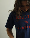 Houston is Everything Crop Top (Navy/Red)