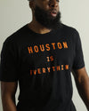 The Houston is Everything Tee (Unisex Black/Orange)