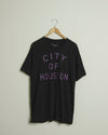 The City of Houston Tee (Unisex Black/Purple)