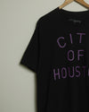 The City of Houston Tee (Unisex Black/Purple)