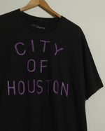 The City of Houston Tee (Unisex Black/Purple)