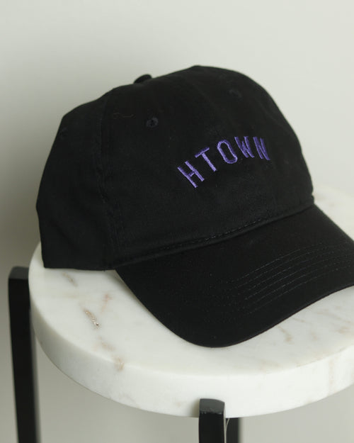 The HTOWN Hat (Black/Purple)