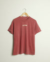 Mini HTOWN Midweight Vintage-Wash Tee (Faded Red/Khaki)