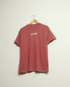 Mini HTOWN Midweight Vintage-Wash Tee (Faded Red/Khaki)