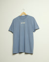 Mini HTOWN Midweight Vintage-Wash Tee (Faded Blue/Khaki)