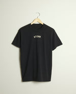 Mini HTOWN Midweight Vintage-Wash Tee (Faded Black/Khaki)