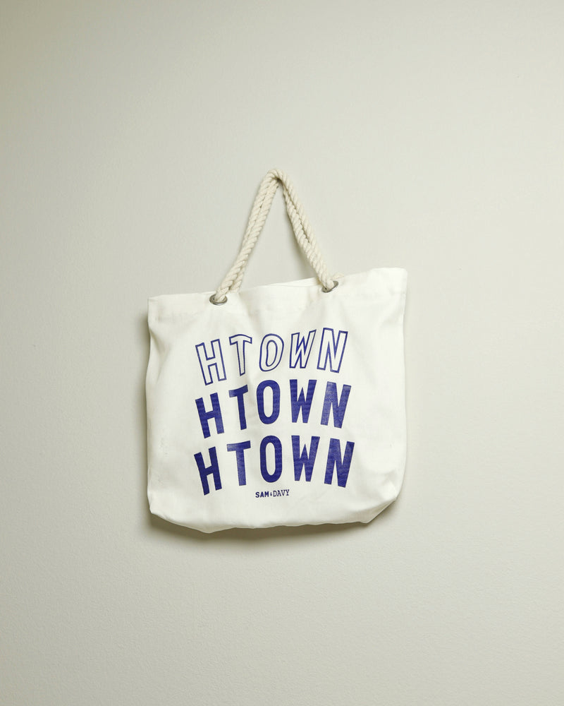 Triple HTOWN Large Rope Tote