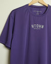 HTOWN Athletic Tee (Purple/Grey)