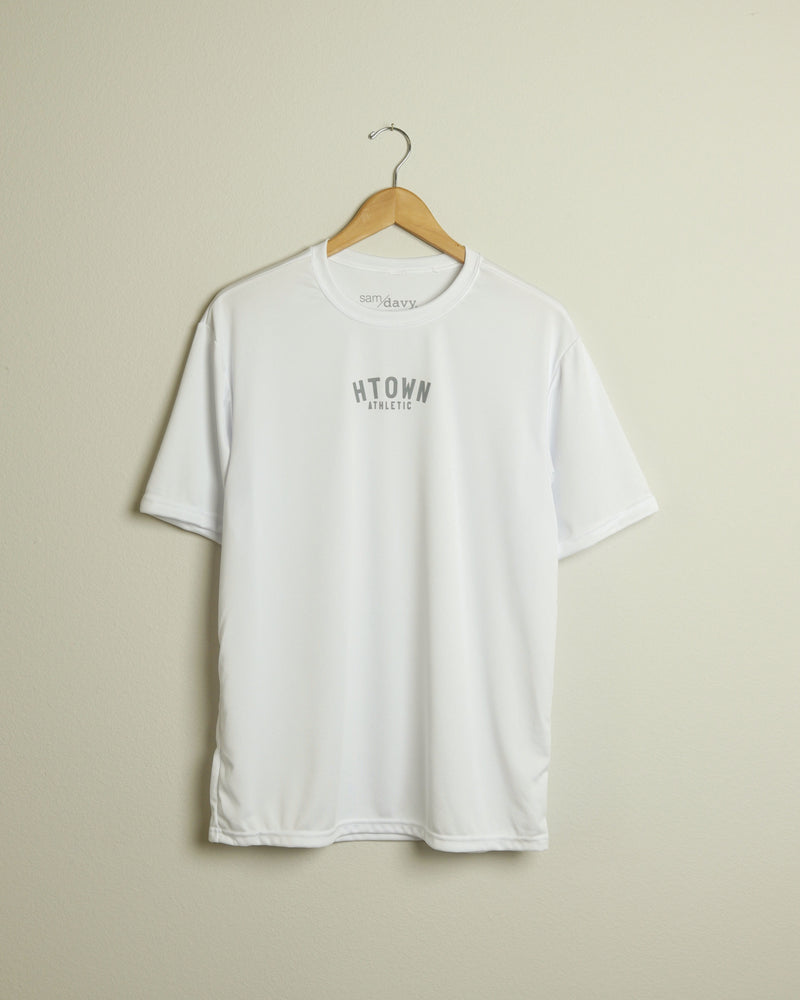 HTOWN Athletic Tee (White/Grey)